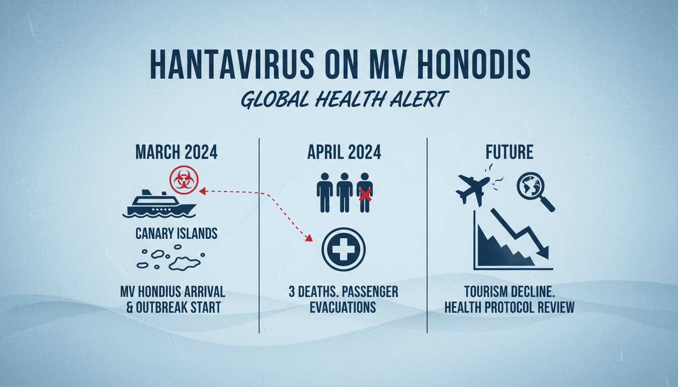 Hantavirus outbreak on MV Hondius cruise ship leads to three deaths and passenger evacuations in Canary Islands