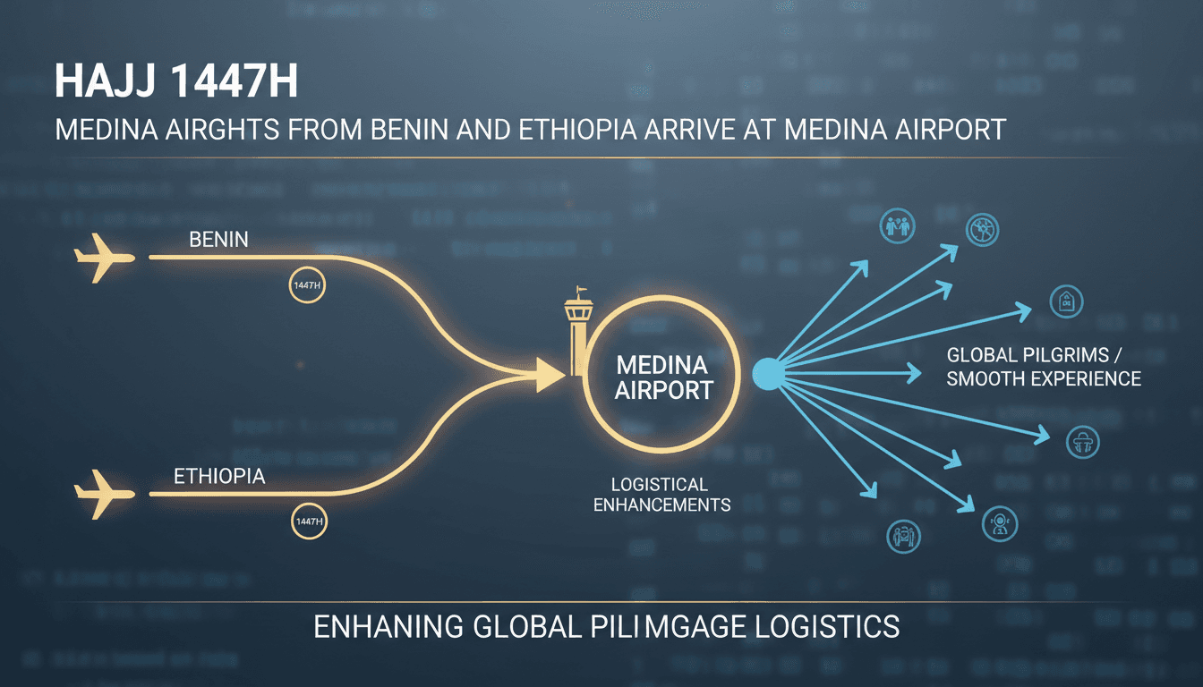 First Hajj Flights from Benin and Ethiopia Arrive at Medina Airport