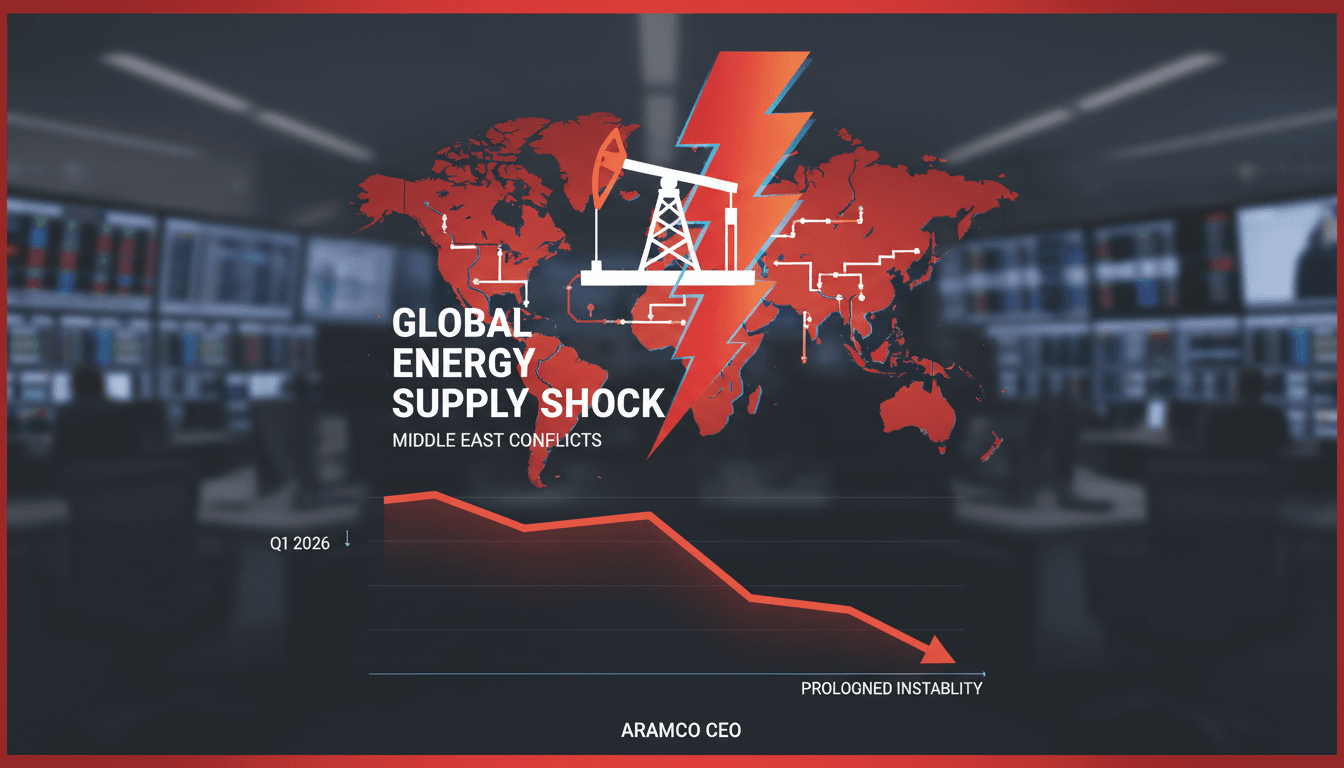 Aramco CEO Amin Nasser discussing energy supply challenges