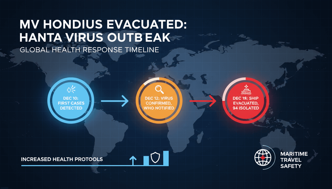 Evacuation of MV Hondius cruise ship due to Hanta virus outbreak