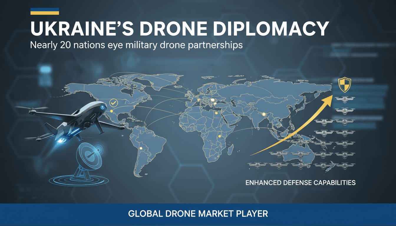 Ukraine secures interest from nearly 20 countries for military drone deals