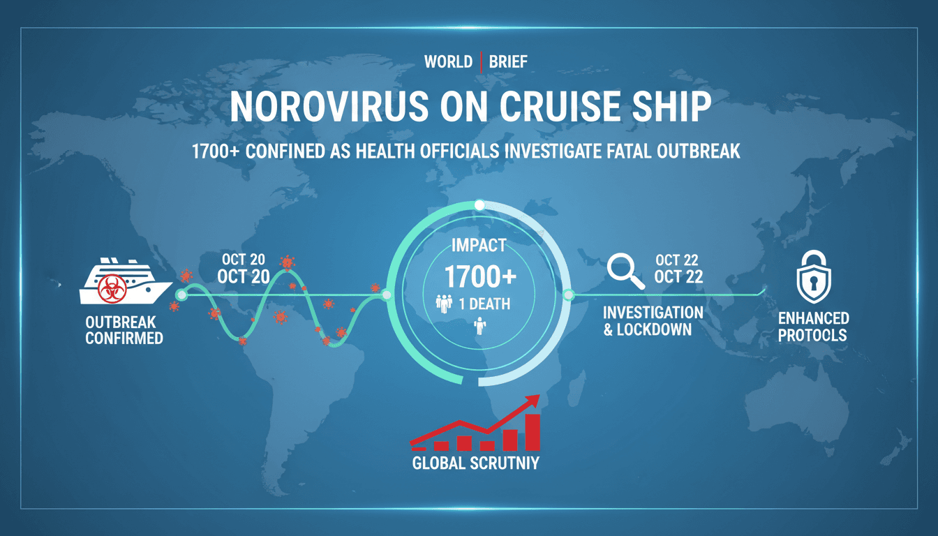 Norovirus outbreak on British cruise ship leads to lockdown of over 1700 passengers and crew