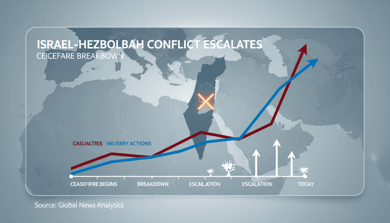 Escalation of Israel-Hezbollah Conflict Amid Ceasefire Breakdown
