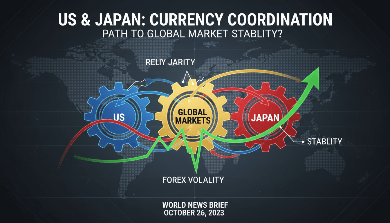 US and Japan reaffirm commitment to coordinate on currency policy amid forex volatility