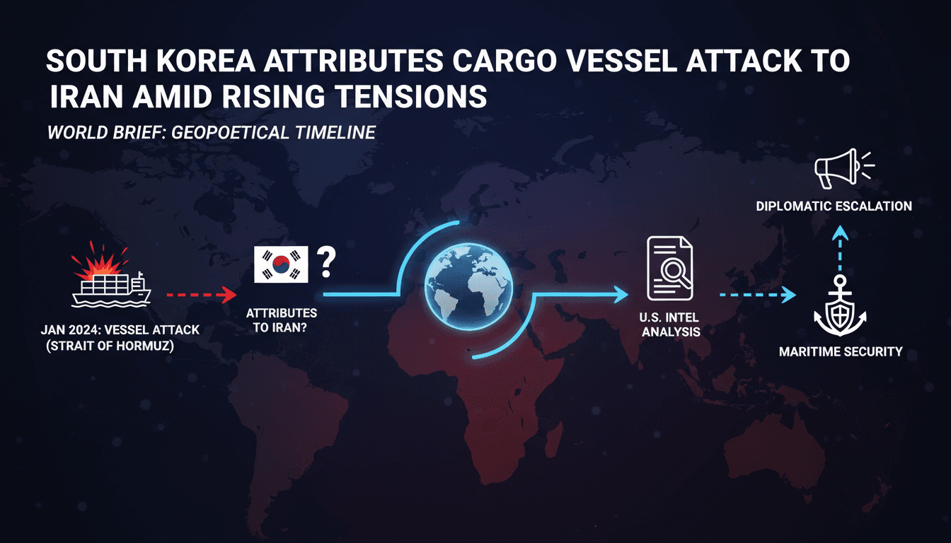 South Korean cargo vessel Namu near the Strait of Hormuz