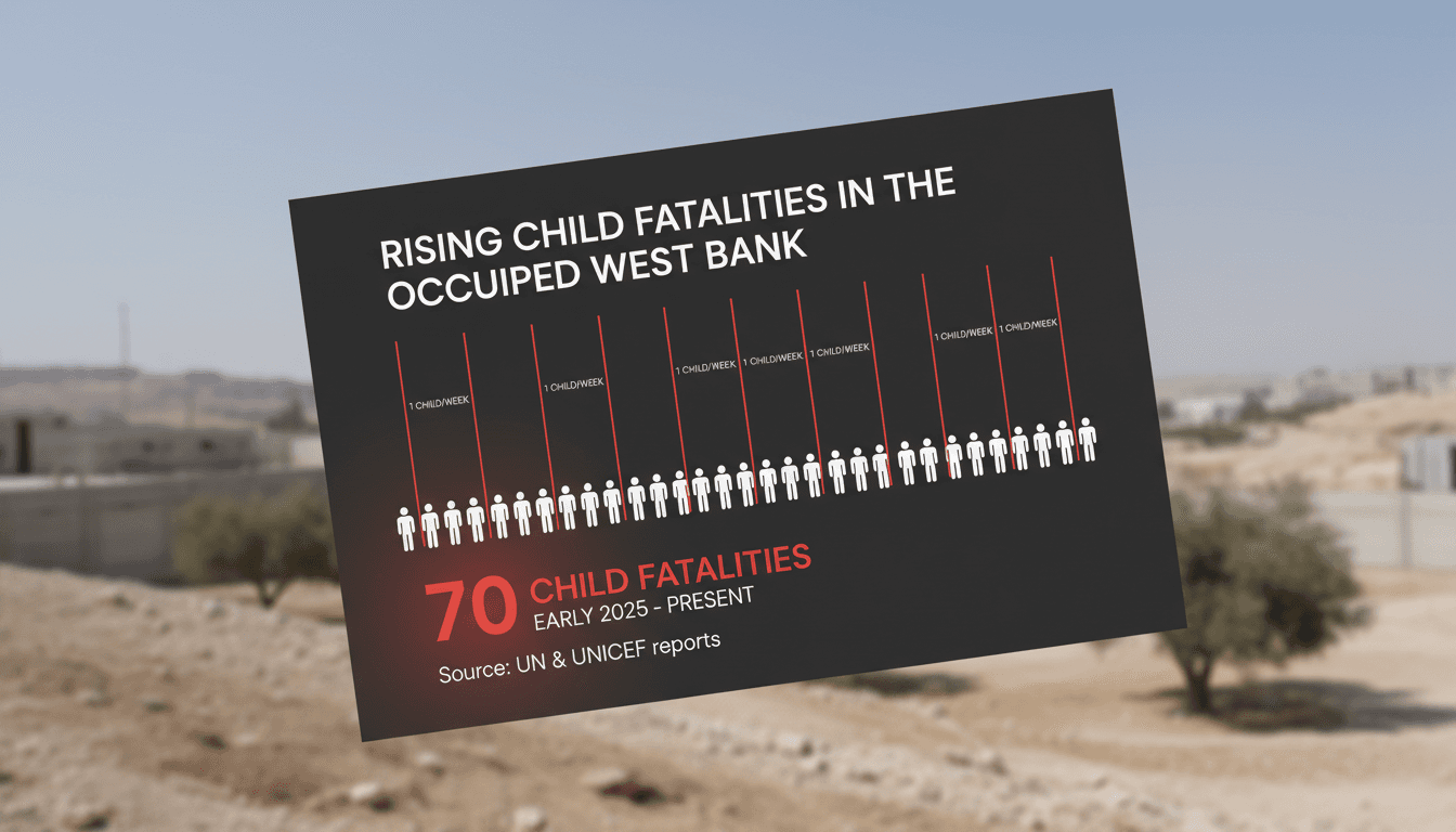 Rising Child Fatalities in the Occupied West Bank Raise International Alarm