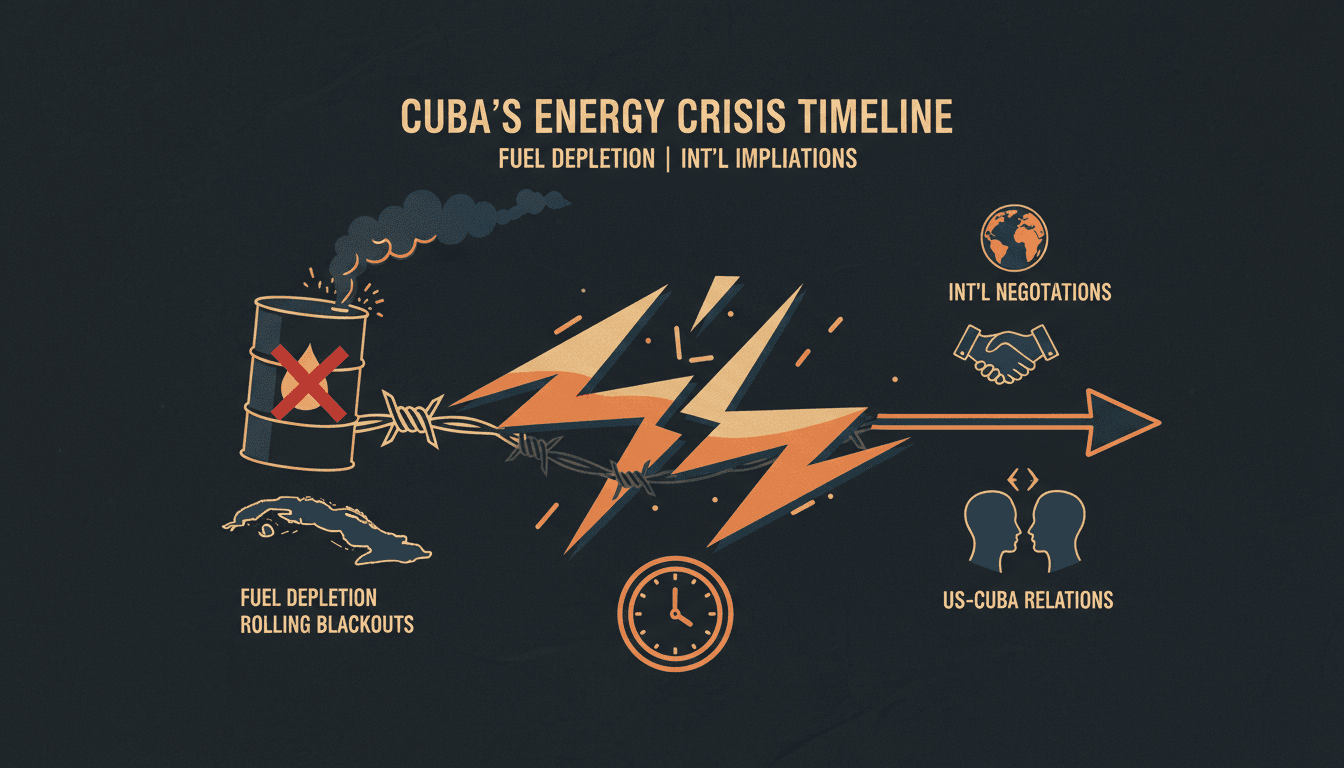 Cuba Faces Severe Energy Crisis with Complete Fuel Depletion