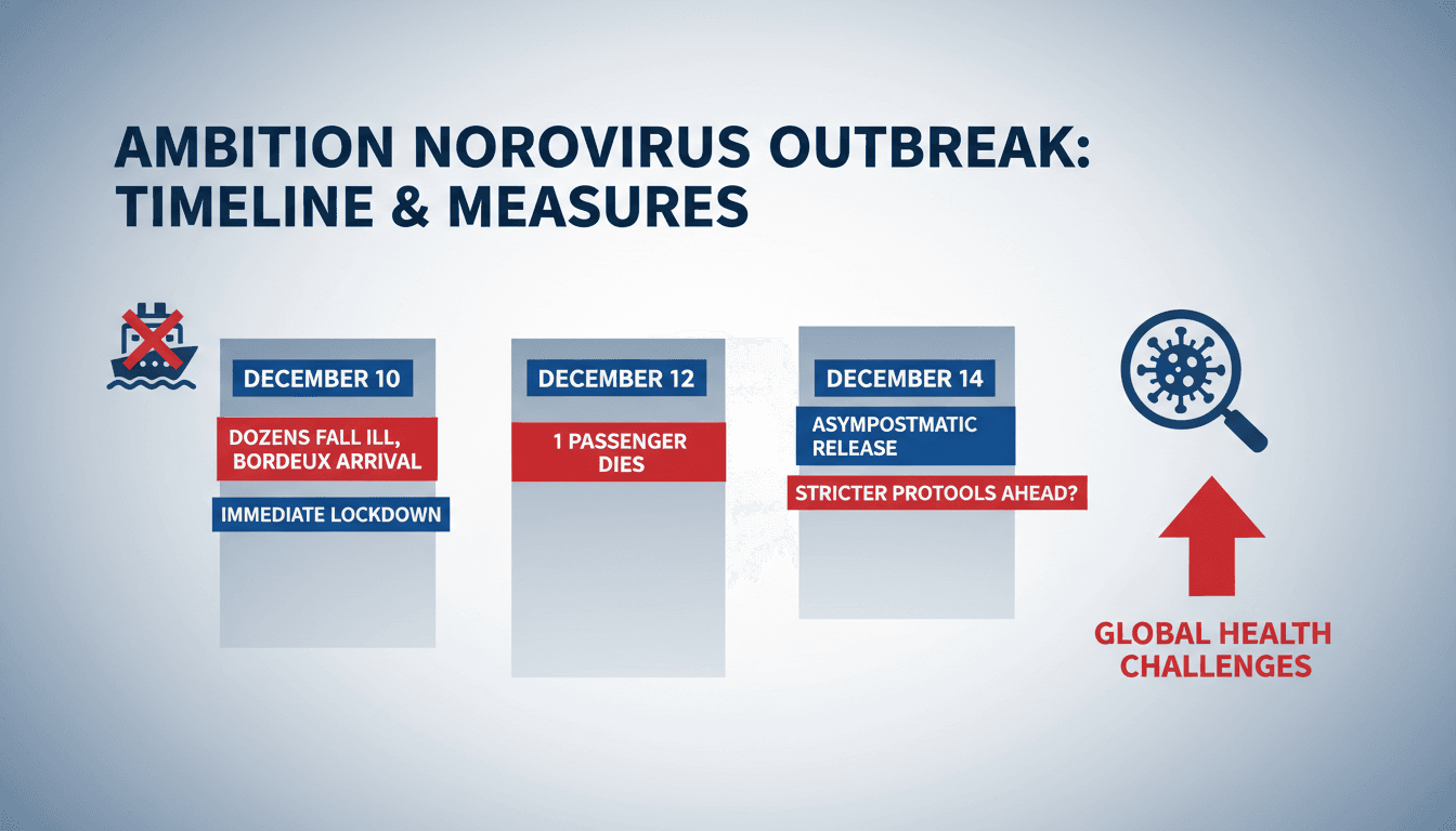 French authorities lift lockdown on cruise ship Ambition after norovirus outbreak