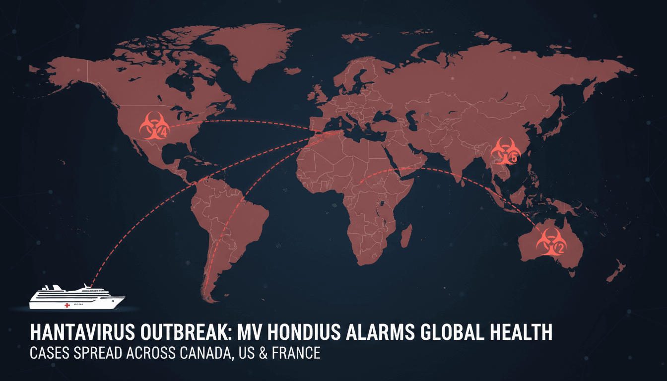 Hantavirus outbreak linked to MV Hondius cruise ship raises global health alarms