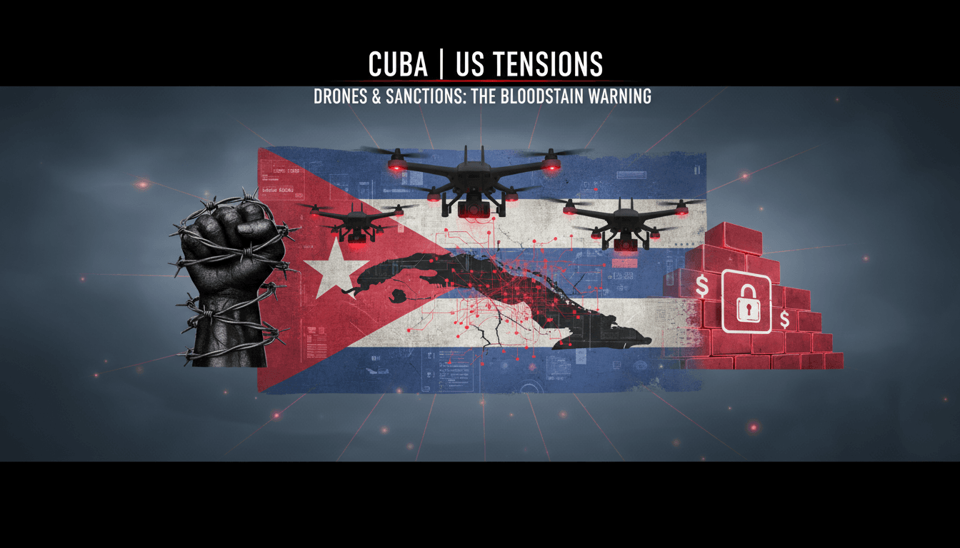 Cuban President Miguel Díaz-Canel addressing military tensions with the U.S.