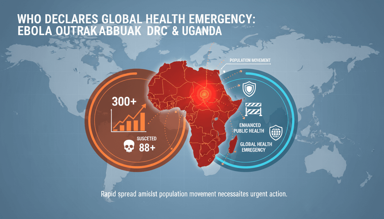WHO Declares Global Health Emergency Over Ebola Outbreak in DRC and Uganda
