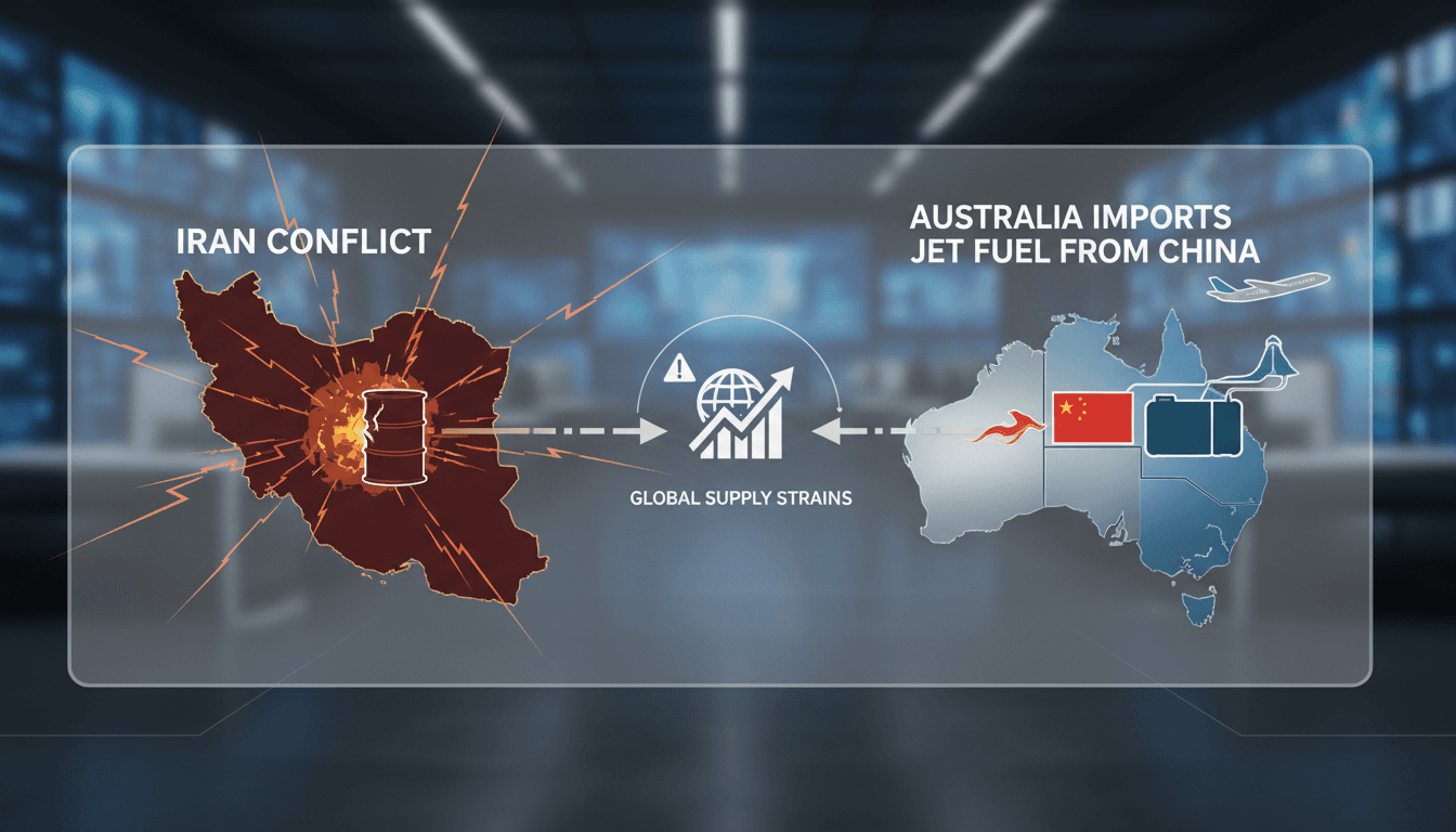 Australia to import jet fuel from China amid Iran conflict