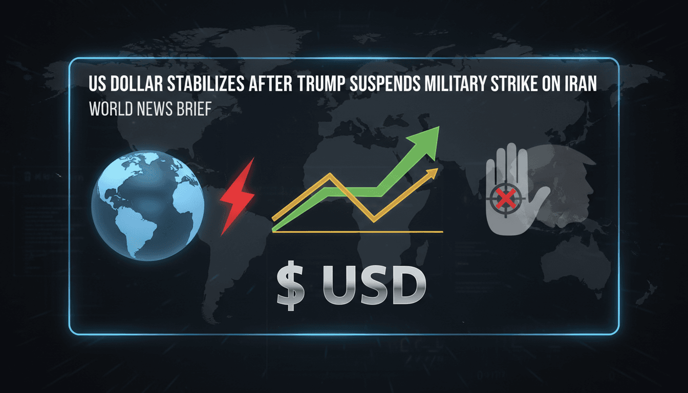 US dollar stabilization following geopolitical announcements