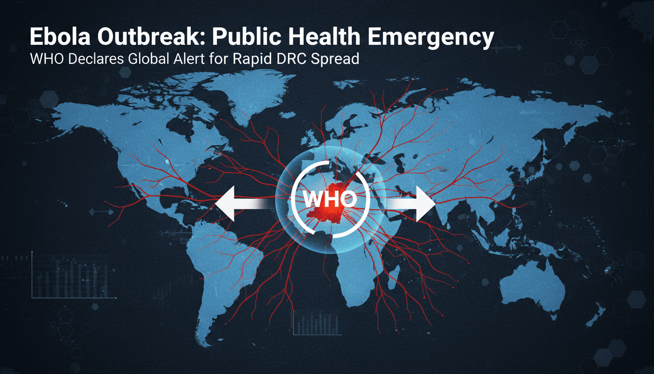 WHO Declares Public Health Emergency Due to Rapid Ebola Outbreak in DRC