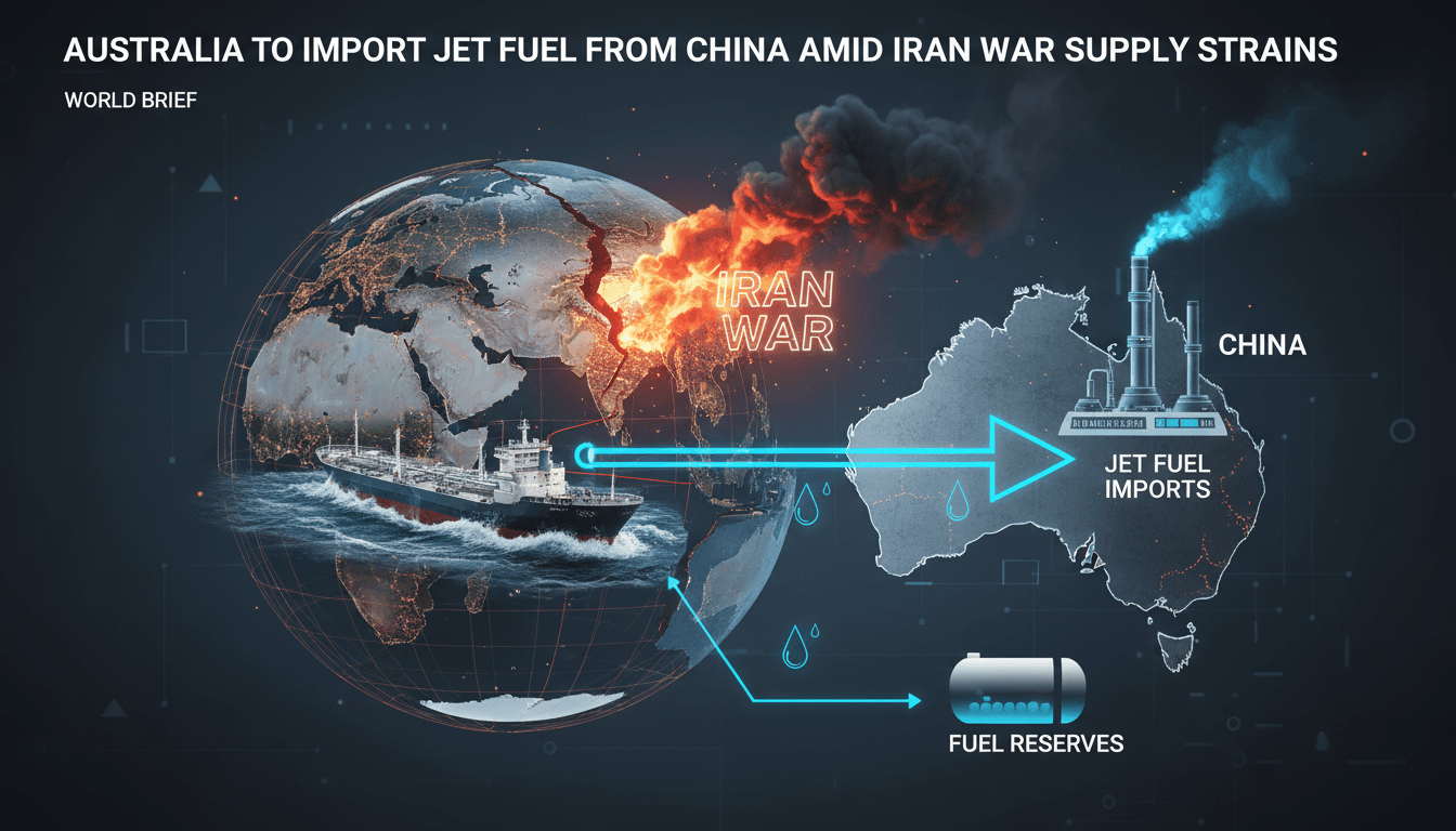 Australia to Import Jet Fuel from China Amid Iran War Supply Strains