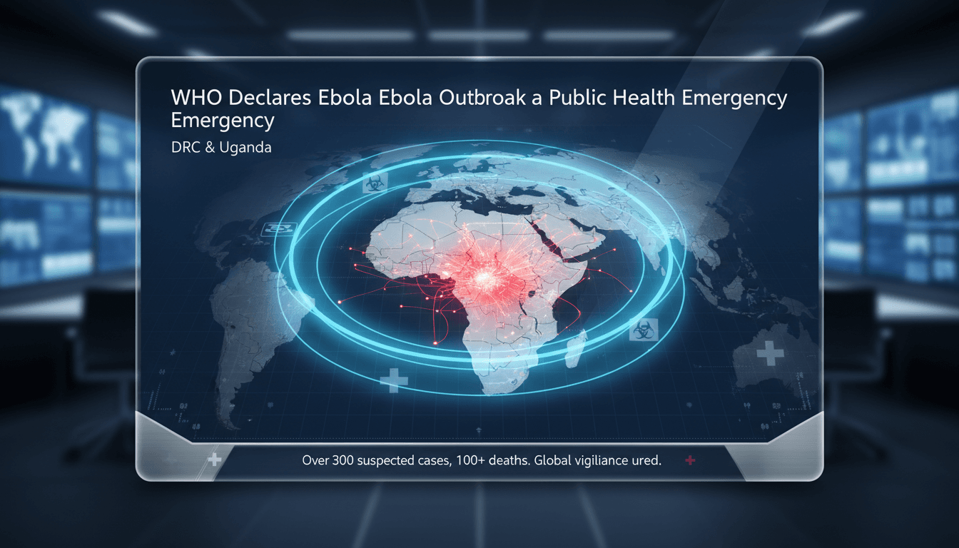 WHO Declares Ebola Outbreak in DRC and Uganda a Public Health Emergency