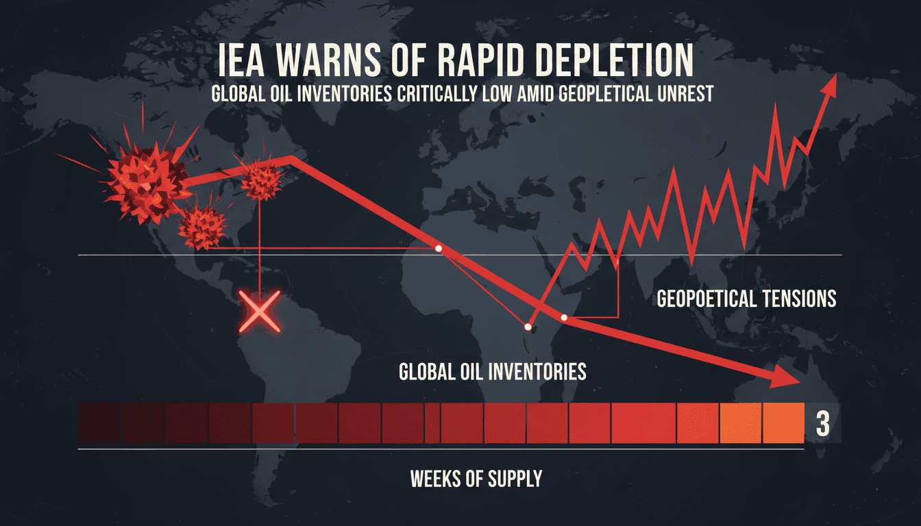 IEA Warns of Rapid Depletion of Global Oil Inventories Amid Geopolitical Tensions