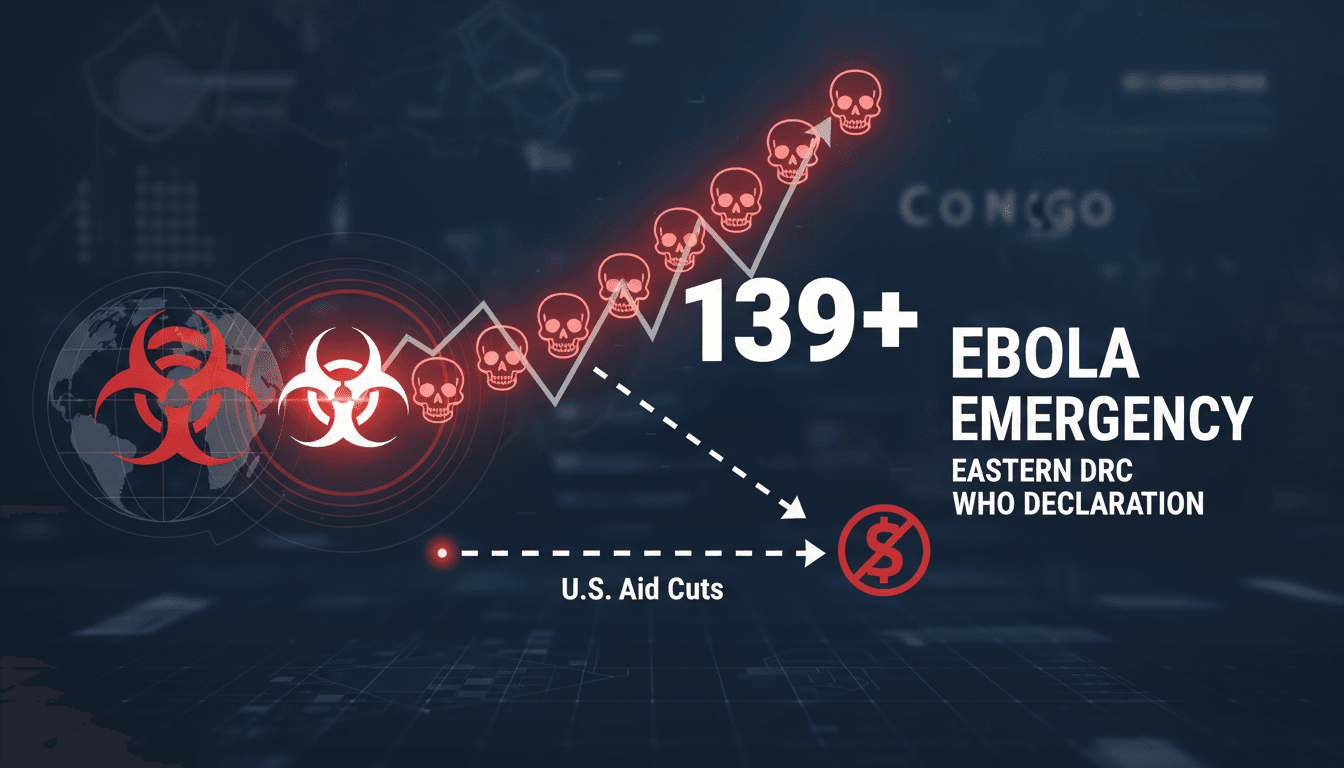 Health officials responding to the Ebola outbreak in eastern DRC.