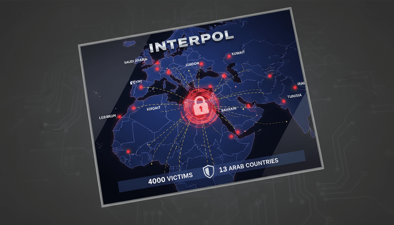 Interpol dismantles cyber fraud networks impacting 4000 victims across 13 Arab countries