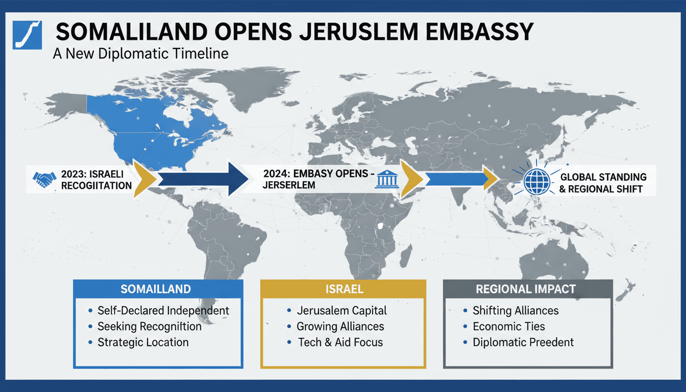 Somaliland opens first embassy in Jerusalem following Israeli recognition of independence