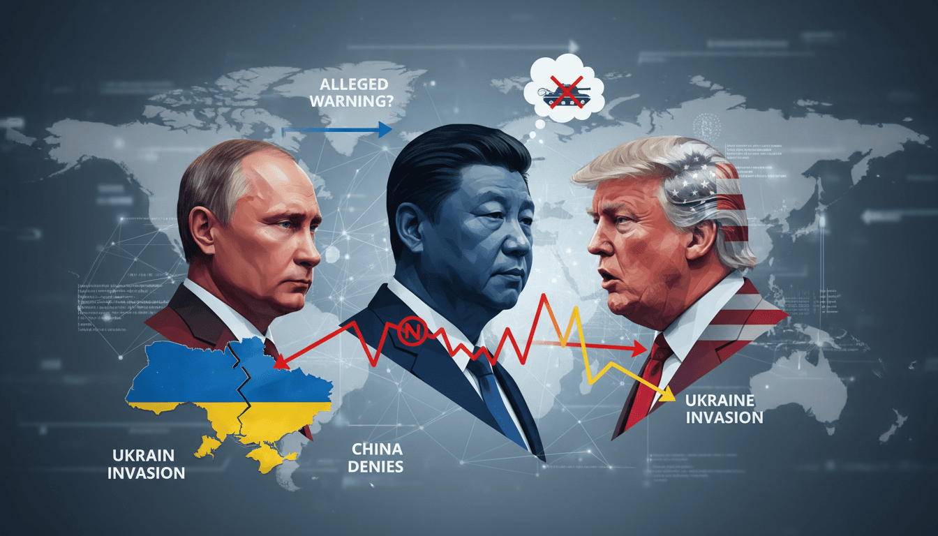 Xi Jinping's Alleged Warning to Trump on Putin's Ukraine Invasion Sparks Diplomatic Tensions