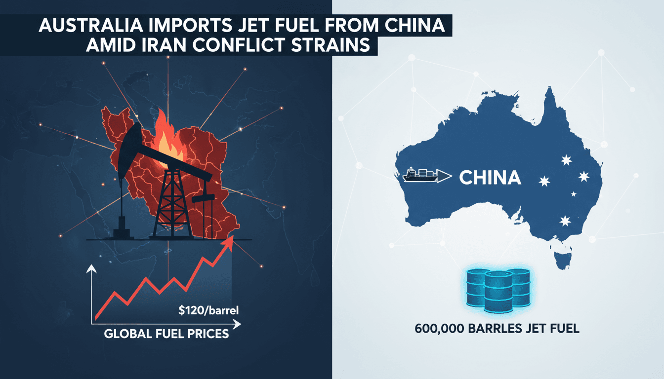 Australia jet fuel import strategy amid Iran conflict
