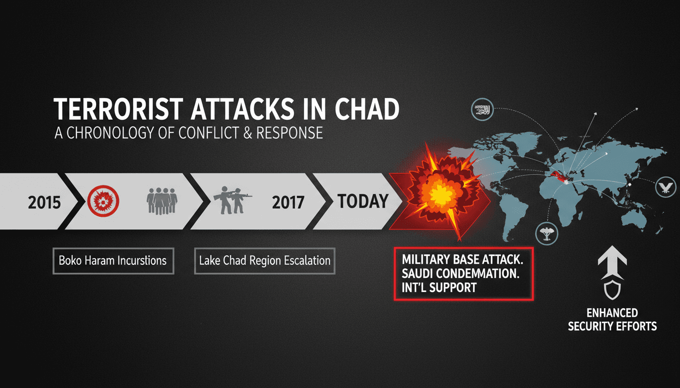 Saudi Arabia's Ministry of Foreign Affairs condemns terrorist attack in Chad.