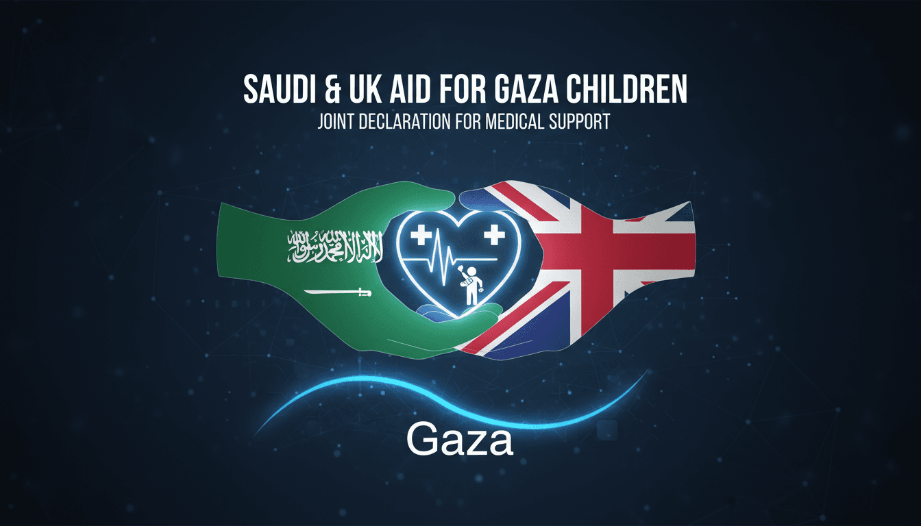 Dr. Abdullah Al-Rabeeah signing the joint declaration for Gaza children support.