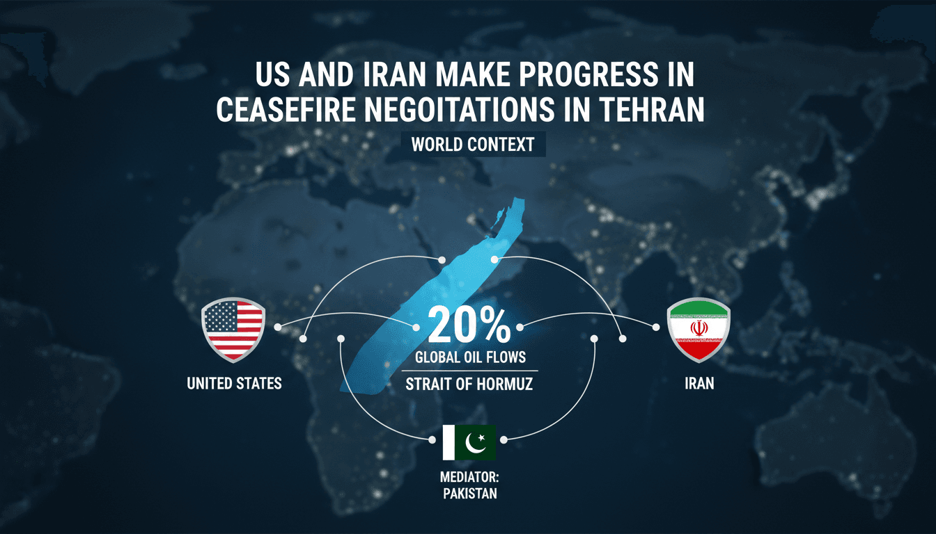 US and Iran Make Progress in Ceasefire Negotiations in Tehran