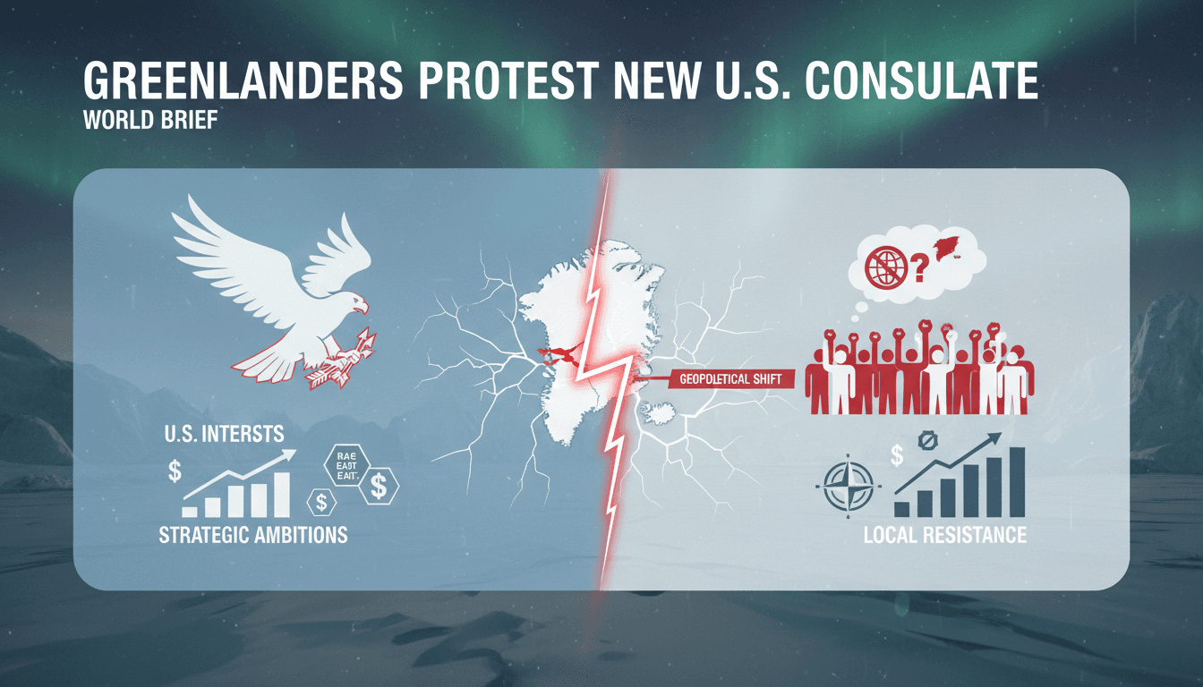 Greenlanders protest new U.S. consulate amid territorial concerns