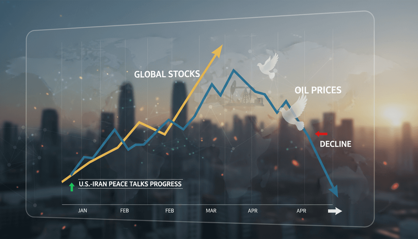 Global markets rally as U.S.-Iran peace talks progress
