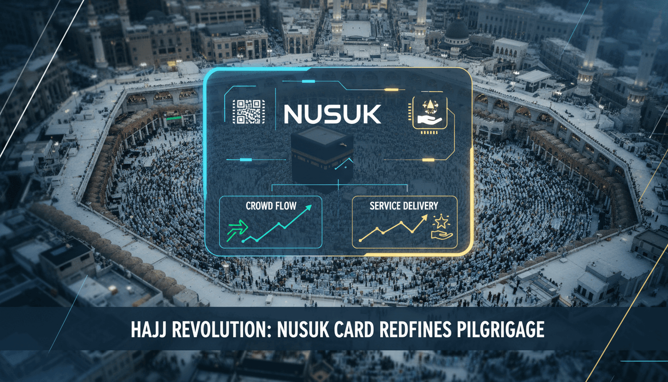 Nusuk Card for Hajj pilgrims enhancing service delivery in Saudi Arabia