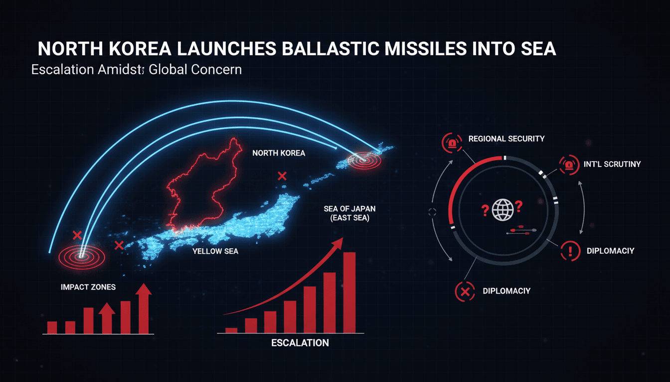 North Korean missile launch during military demonstration