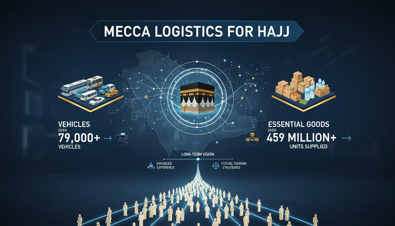 Logistics preparations for Hajj season in Mecca