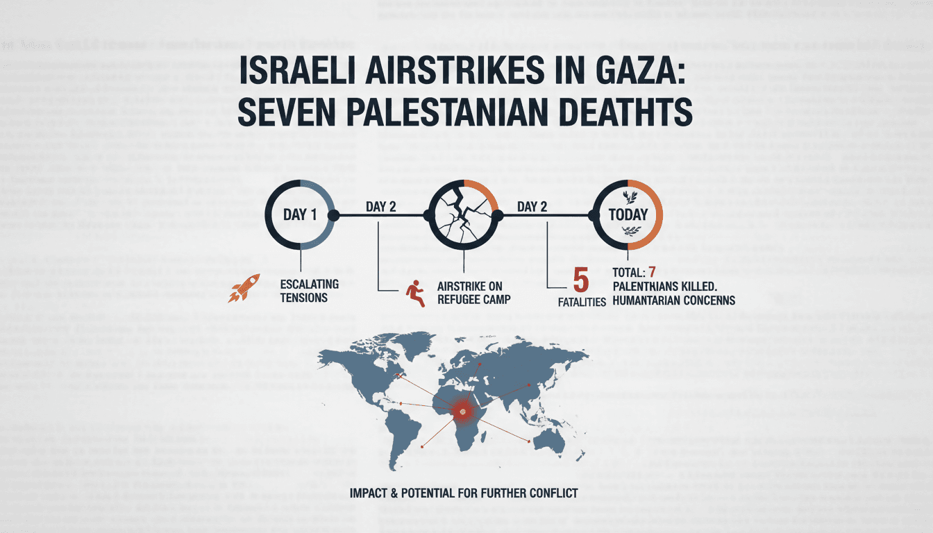 Aerial view of Gaza showing the aftermath of airstrikes.