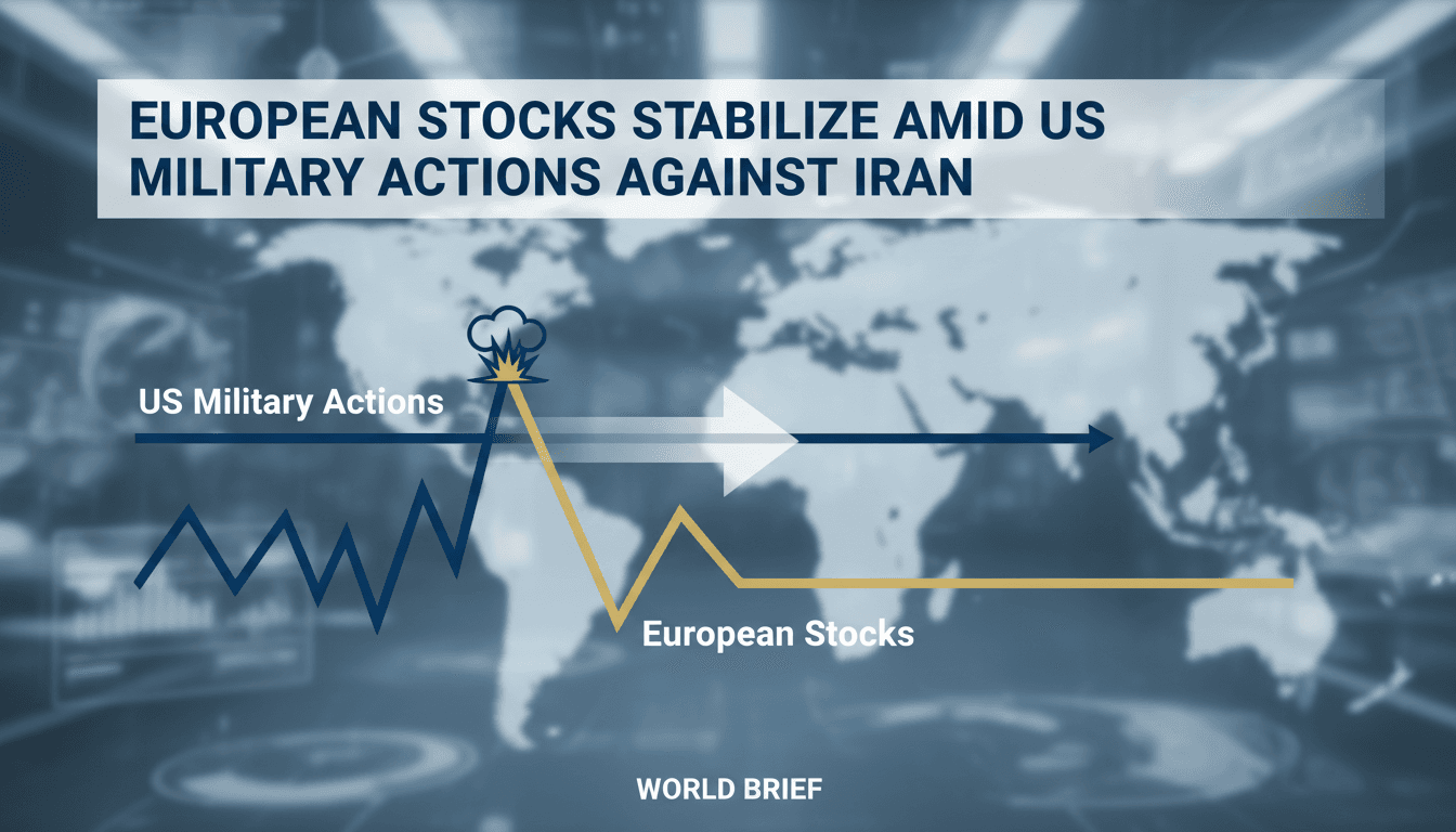 European stock market performance amidst US military actions against Iran