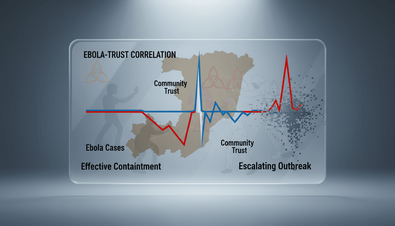 Medical personnel responding to the Ebola outbreak in DRC amidst rising violence.
