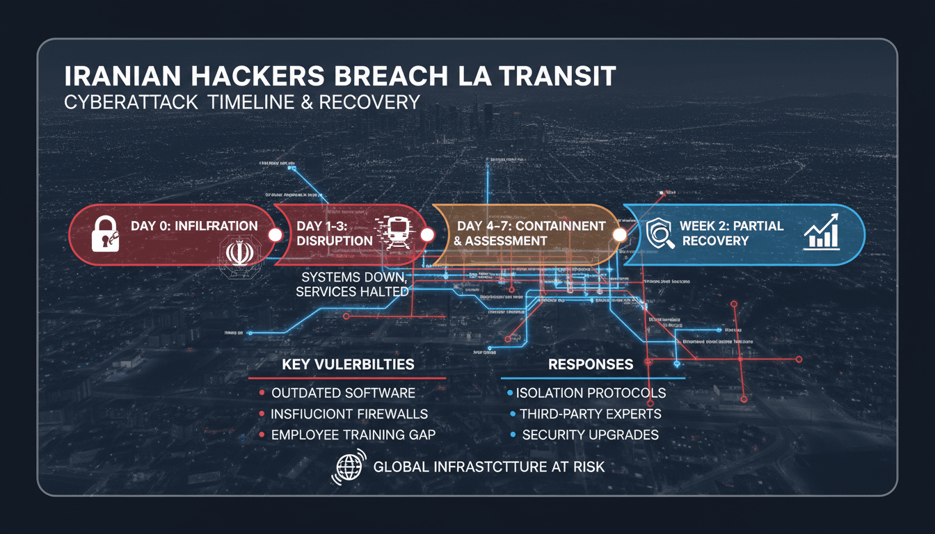 Cybersecurity breach impacting Los Angeles transit system