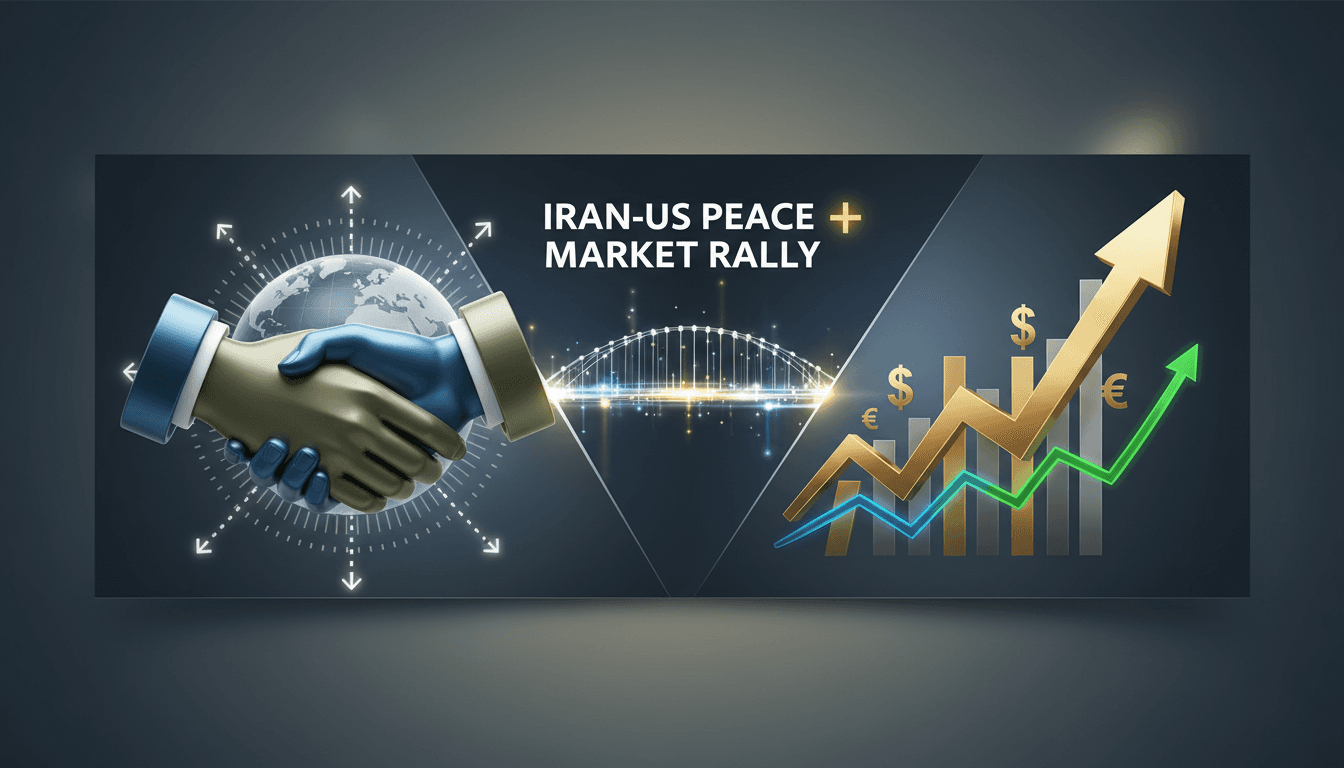 Financial markets rally with optimism for Iran-US peace negotiations.