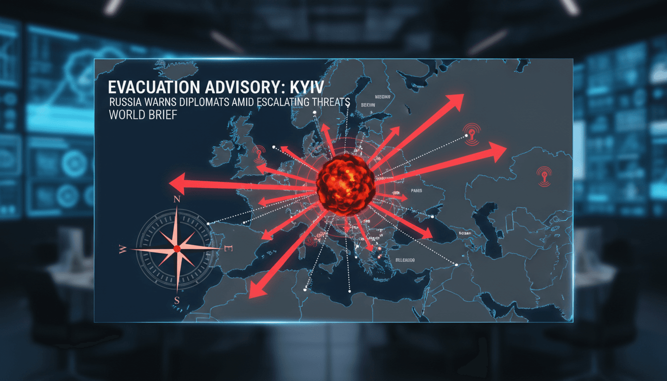 Foreign diplomats evacuating Kyiv amid military threats from Russia