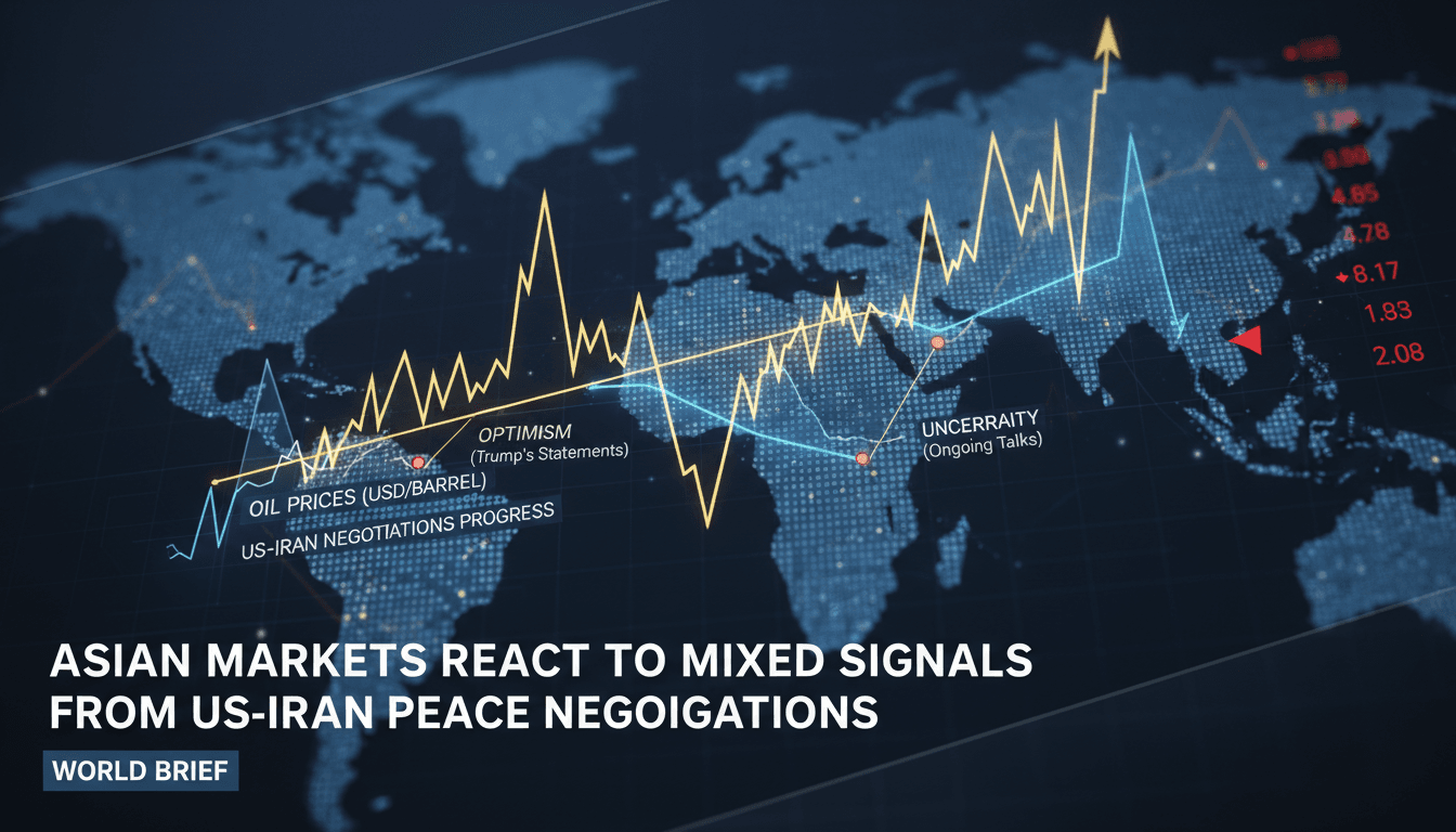 Asian markets react to mixed signals from US-Iran peace negotiations