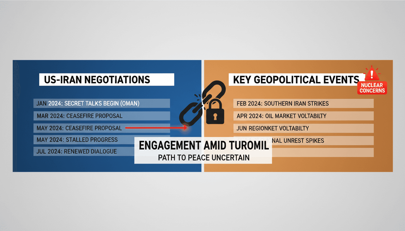 US and Iran engage in negotiations to end ongoing conflict amid nuclear concerns