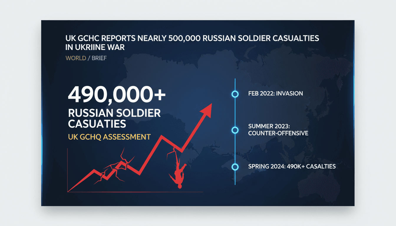 GCHQ report on Russian soldier casualties in Ukraine war