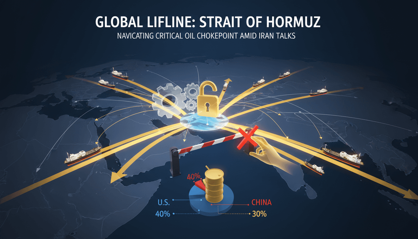 U.S. Secretary of State Marco Rubio speaking about the Strait of Hormuz negotiations.