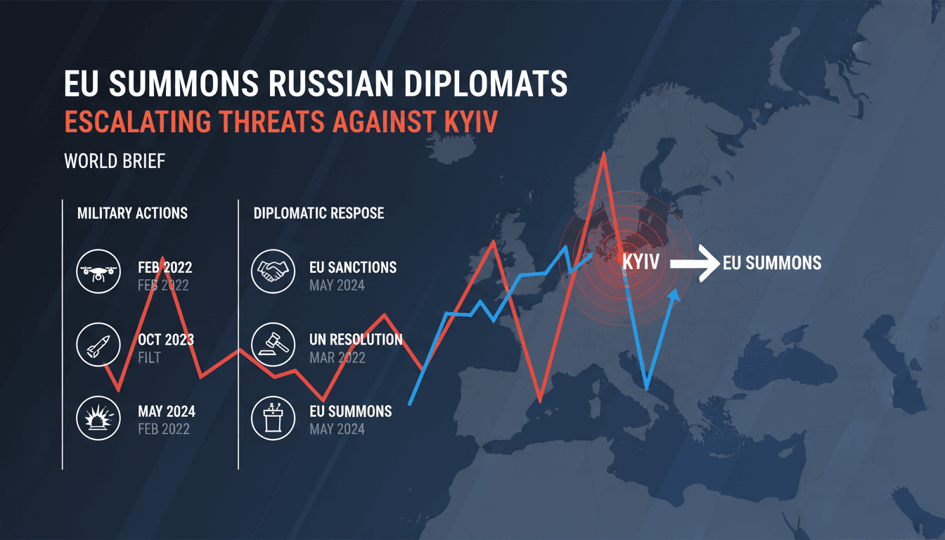EU Summons Russian Diplomats Amid Escalating Threats Against Kyiv