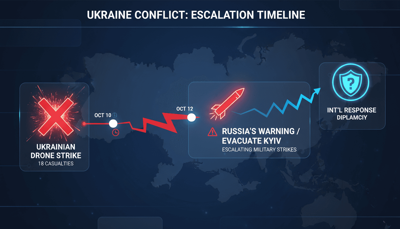 Russian military strikes warning for foreign nationals in Kyiv