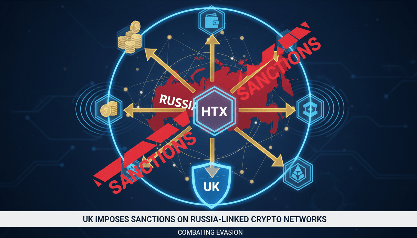 UK imposes sanctions on Russia-linked crypto networks to combat evasion