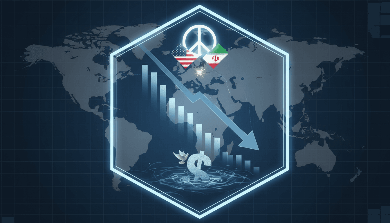 U.S. dollar symbol with a backdrop of geopolitical maps and currency trends.