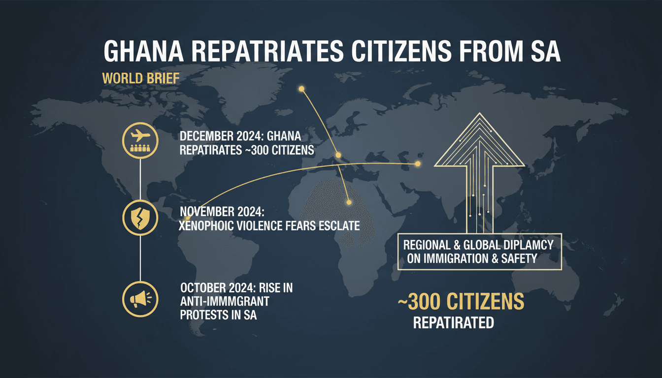 Ghanaian citizens being repatriated from South Africa amid protests