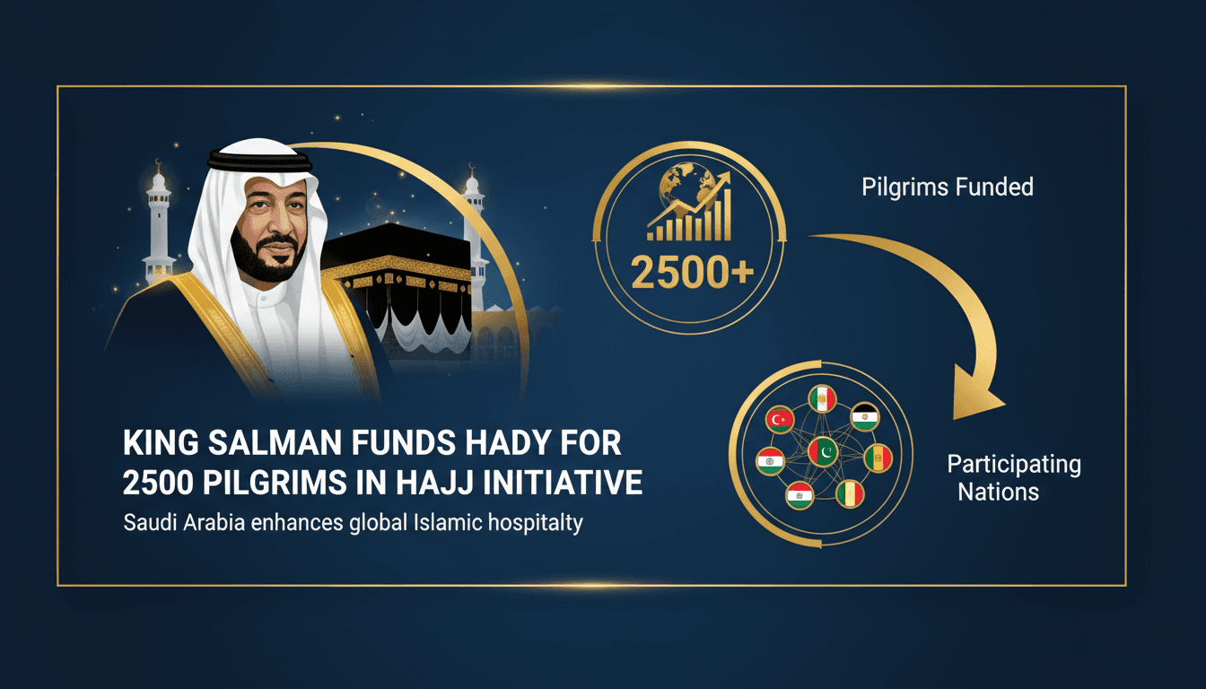 King Salman funding Hady for pilgrims during Hajj